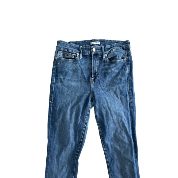 GOOD AMERICAN Good Legs Medium Wash Skinny Jeans Size 10 / 30" - Picture 2 of 6